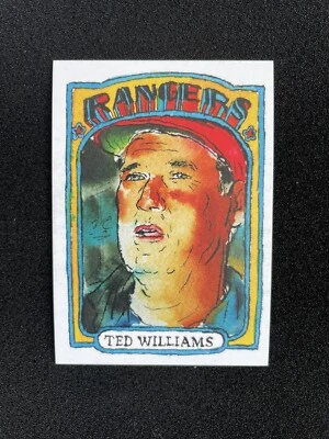 2022 Topps Spotlight 70 II X Andy Friedman Ted Williams #43 Texas Rangers - Image 1 of 2