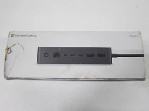 Microsoft Surface Dock 2 Docking Station Black Model 1917 1GK-00001 - Photo 1/13