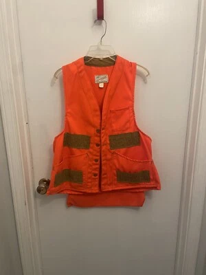 Trailblazer Winchester Sportswear Hunting Vest Orange Large Game Pouch Good - Image 1 of 4