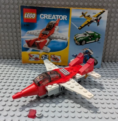 Lego Set 6741, Mini Jet, Creator, komplett mit Anleitung und Ersatzteilen - Bild 1 von 4