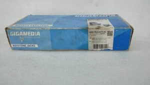 GIGAMEDIA GGM PRJC6UTL24 WHITE RJ45 CAT6 UTP TOOLLESS KEYSTONE JACK BOX - Afbeelding 1 van 9