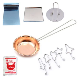 Korean Sugar Dalgona Candy Bpopgi Cooking Set Stainless Steel Soda Powder 60g - Picture 1 of 6