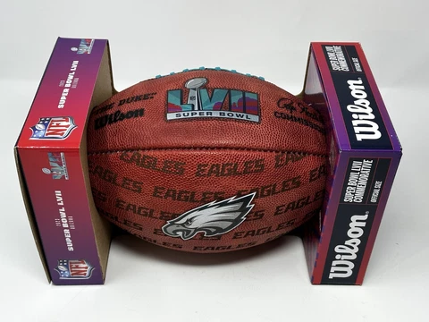 RARE Limited Edition Super Bowl LVII Philidelphia EaglesNFL Football Wilson Cover