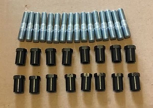 RAS3 Pontiac 421 GTO 389 Screw in Rocker Arm Studs and poly locks Kit - Picture 1 of 6