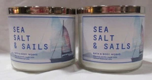 Bath & Body Works 3-Docht Duftkerze 2er Set SEA SALT & SAILS - Bild 1 von 4