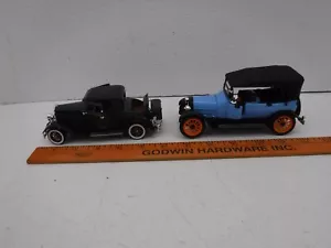 Signature Models 1917 REO Touring Blue And 1930 Diecast Car Excellent Condition - Picture 1 of 20