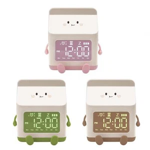 Alarm clock for bedroom, bedside clock, creative silent timer, set of 3 alarms, - Picture 1 of 10