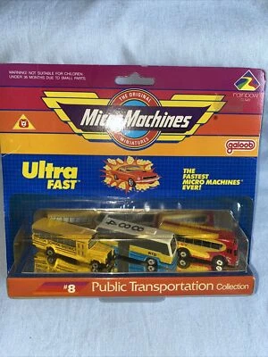Micro máquinas, Galoob Transporte Público, Buen Estado, BNIB Free Post Foto 1 de 4