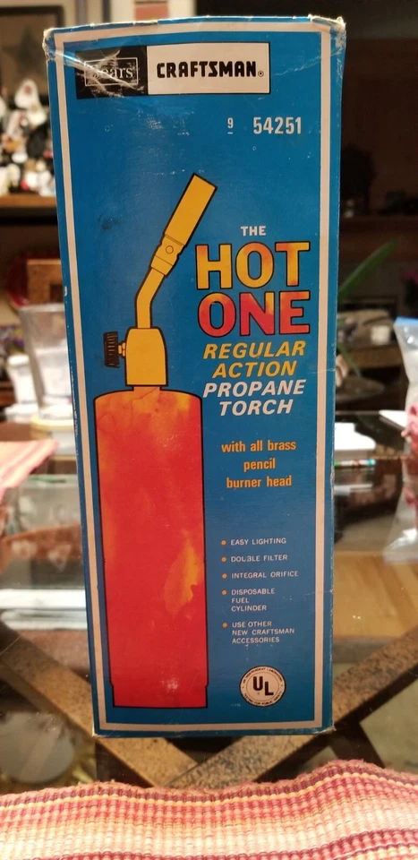 NOS! Sears Craftsman The Hot One Regular Action Propane Torch Kit #54251 - Image 1 of 4
