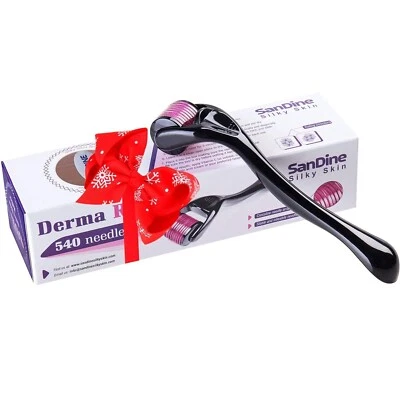 Rodillo Derma Piel Microneedle, Sistema de Cuidado de la Piel Micro Aguja 540 0,25 mm Titanio Foto 1 de 4