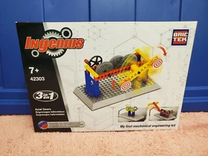 Ingenius Bric Tek "My First Mechanical Engineering Kit" Brick Building Kit NIB - Picture 1 of 7