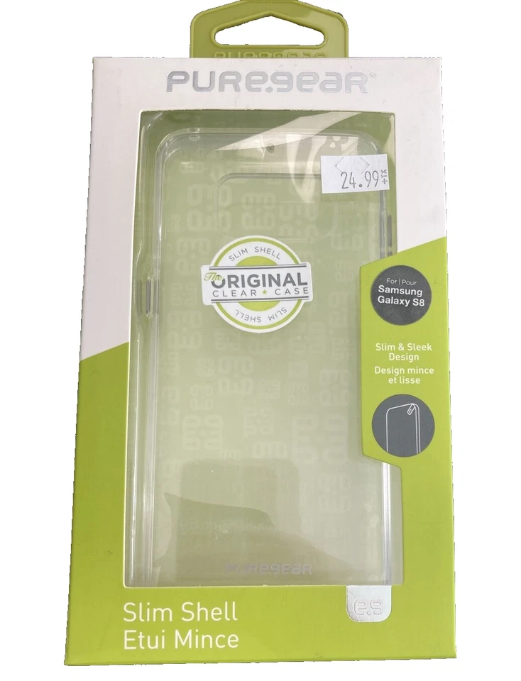 Funda protectora PureGear Slim Shell Series para Samsung Galaxy S8 - Transparente Foto 1 de 1