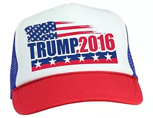 MAKE AMERICA GREAT AGAIN HAT Donald Trump for President 2016 Campaign Button Cap - Picture 1 of 2
