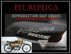 NEW BRIDGESTONE TMX100 1970 '70 1971 '71 SEAT SADDLE COVER [5AOEL] - Picture 1 of 6