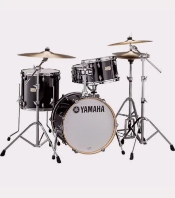 Juego de batería Yamaha Percussion SBP0F4HRB Stage Custom Hip 4 piezas - Raven Black Foto 1 de 3