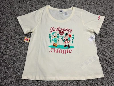 NOVA Camisa Disney Feminina Bege Médio Minnie Mouse Margarida Natal Magia WDW - Imagem 1 de 4