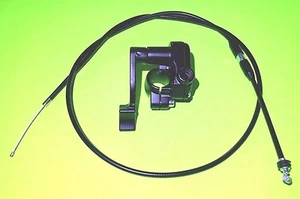 THUMB THROTTLE & THROTTLE CABLE ASSEMBLY KAZUMA MEERKAT 50 50CC ATV QUAD NUEVO - Imagen 1 de 2