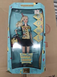 NIB Sealed Barbie Bowling Champ Collector Edition Doll 2000 Mattel No. 25871 - Picture 1 of 3