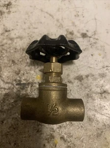 Válvula de compuerta de sudor de 1/2" con drenaje - Imagen 1 de 5