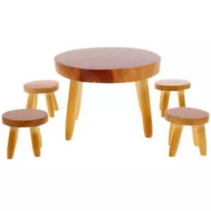 Doll House Mini Solid Wood Living Room Ornaments Dollhouse Furniture Toys - Picture 1 of 12