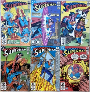 DC Comics Superman Bulk Job Lot x 6 No's. 379, 381, 382, 383, 384 & 388 1983 - Picture 1 of 24