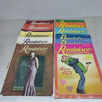 Lot of 12 Reminisce The Magazine That Brings Back The Good Times  2006 & 2011 Foto 1 de 4