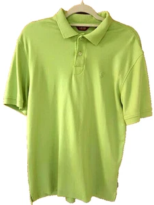 Izod Green Luxury Sport Performance Short Sleeve Polo Shirt Men's M Classic Gift - Picture 1 of 7