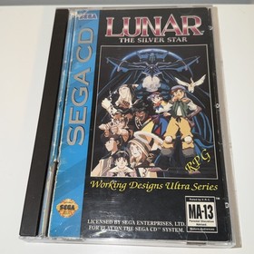 Lunar: The Silver Star (Sega CD, 1993) CIB W/ Manual Reg Card & Foam Block 20303