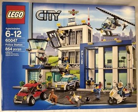 LEGO City Police Station 60047 NEW Open Box, 1 Bag (#6) Missing, See Pictures
