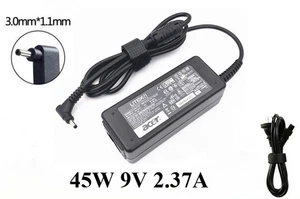 Cargador Liteon 45W 9V 2.37A para Acer Aspire Switch 3.0*1.1mm Punta Adaptador CA - Imagen 1 de 3