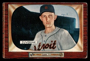 George Zuverink 1955 Bowman Card #92 Detroit Tigers - Picture 1 of 2