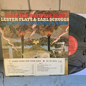 Flatt & Scruggs - Hear The Whistles Blow LP Vinyl - Columbia PROMO CS 9486 - Imagen 1 de 5