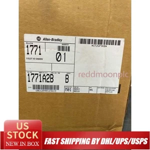 AB 1771-A2B 8 Slot I/O Chassis PLC 1771A2B Allen-Bradley NEW US Free Tax - Picture 1 of 3