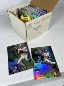 1998 Flair Showcase Football Row 3 Set 80 Cards Manning Moss Woodson Rookies - Bild 1 von 2