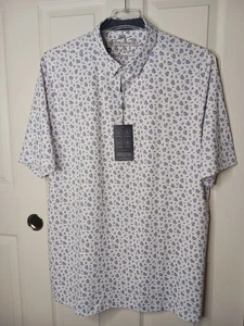 Boston Scott Golf Polo Shirt 3X NWT  UPF MOISTURE-WICKING ANTI WRINKLES White Pu - Picture 1 of 8