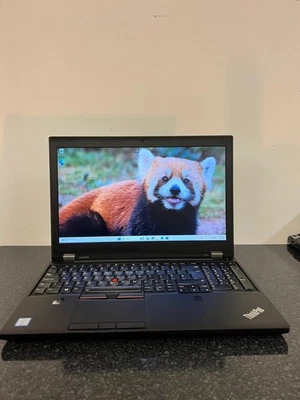 Lenovo ThinkPad P51 CAD Gaming Laptop, i7-7700HQ 16GB RAM 256GB SSD Quadro M1200 - Image 1 of 4