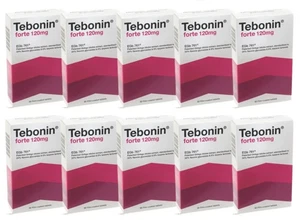 10 Schachteln x Tebonin Forte Tablette 120mg 30er Ginkgo Biloba Extrakt Kostenloser Versand - Bild 1 von 6