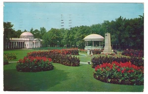 Postcard Washington Park Floral Gardens Michigan City Indiana Photochrome - Picture 1 of 2
