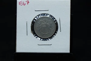Moneda 5C 1867 - Níquel - Escudo - Imagen 1 de 2