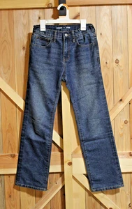 Old Navy Jean Boys Pants Size 12 Straight Adjustable Waist - Picture 1 of 2