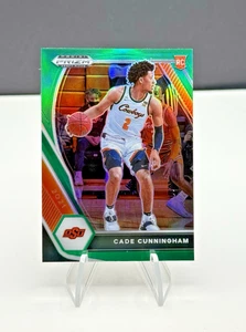 2021-22 Panini Prizm Cade Cunningham Rookie Pistons Green Holo Prizm  SP RC - Picture 1 of 3