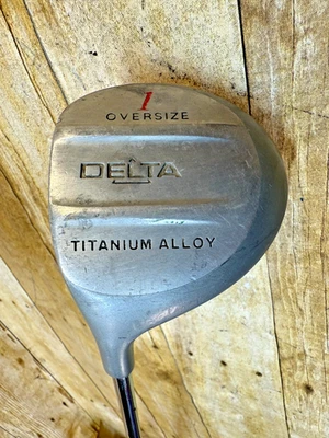 DELTA OVERSIZE TITANIUM DRIVER 1 WOOD KIDS LEFT HAND STEEL JUNIOR FLEX 39.5" GUC - Image 1 of 4