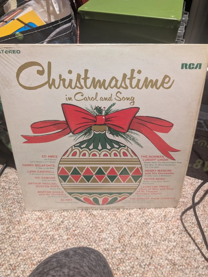 Christmastime in Carol and Song Record Tested Rare Vintage Ships N 24hrs Foto 1 de 3