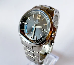 Casio Oceanus OCW-T150-1AJF Radio Solar Titanium Watch Wrist size 19cm/ 7.48 in. - Picture 1 of 24