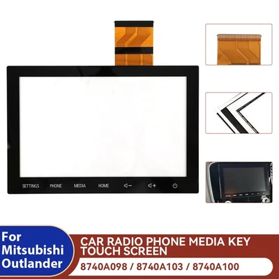 8740A100 Replacement 8" Touch Screen Digitizer For Mitsubishi Outlander Mirage - Image 1 of 4
