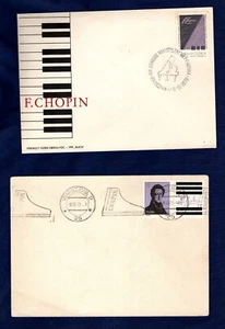 POLONIA ANNULLI COMMEMORATIVI A TEMA MUSICALE - Fryderyk Franciszek Chopin - Picture 1 of 1