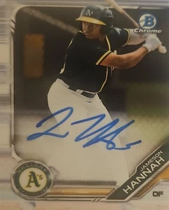 2019 Bowman Chrome Prospects Autographs#CPA-JHA Jameson Hannah - Picture 1 of 2