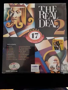 SEALED The Real Deal 2 17 Classic Card Games PC CD Mindscape Windows 95/98 Neu - Bild 1 von 8