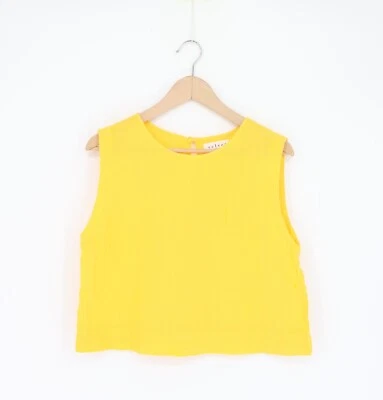 Camiseta sin mangas VELVET de Graham & Spencer Aubren de gasa de algodón solar S $159 H11 Foto 1 de 4