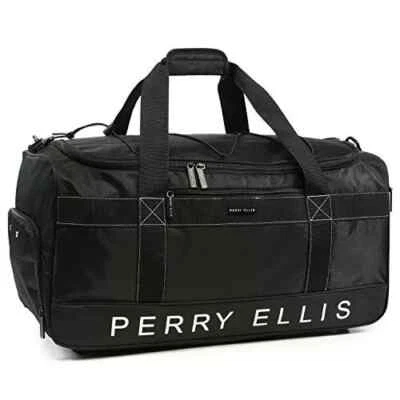 Bolso de Lona Perry Ellis 22" Weekender, Negro Foto 1 de 4
